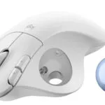 Logitech Ergo M575S Ασύρματο Bluetooth Ποντίκι με Trackball Λευκό