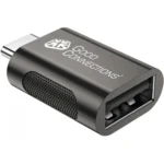 Good Connections Μετατροπέας USB-C male σε USB-A female Γκρι 1τμχ USB-AD302