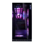 Adata Invader X Midi Tower Κουτί Υπολογιστή με Πλαϊνό Παράθυρο Μαύρο