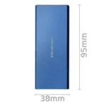 Qoltec Θήκη για Σκληρό Δίσκο M.2 SATA III με σύνδεση USB 3.0 σε Μπλε χρώμα 51832