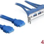DeLock USB 3.0 pinheader - 4x USB 3.0 female