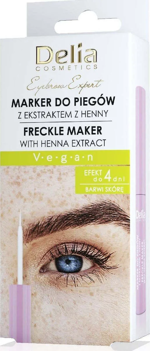 20250108102358_delia_cosmetics_freckle_marker_with_henna_extract_stylo_gia_frydia Delia Cosmetics Freckle Marker Στυλό για Φρύδια - Image 1