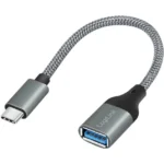 LogiLink Μετατροπέας USB-C male σε USB-C female Γκρι 1τμχ GM-246492
