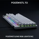 Logitech Pro X TKL Ηall Effect Gaming Πληκτρολόγιο Tenkeyless με Magnetic διακόπτες και RGB φωτισμό (Αγγλικό US) Λευκό