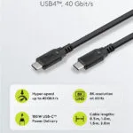 Goobay USB 3.0 Cable USB-C male - USB-C 100W Μαύρο 2m 74193