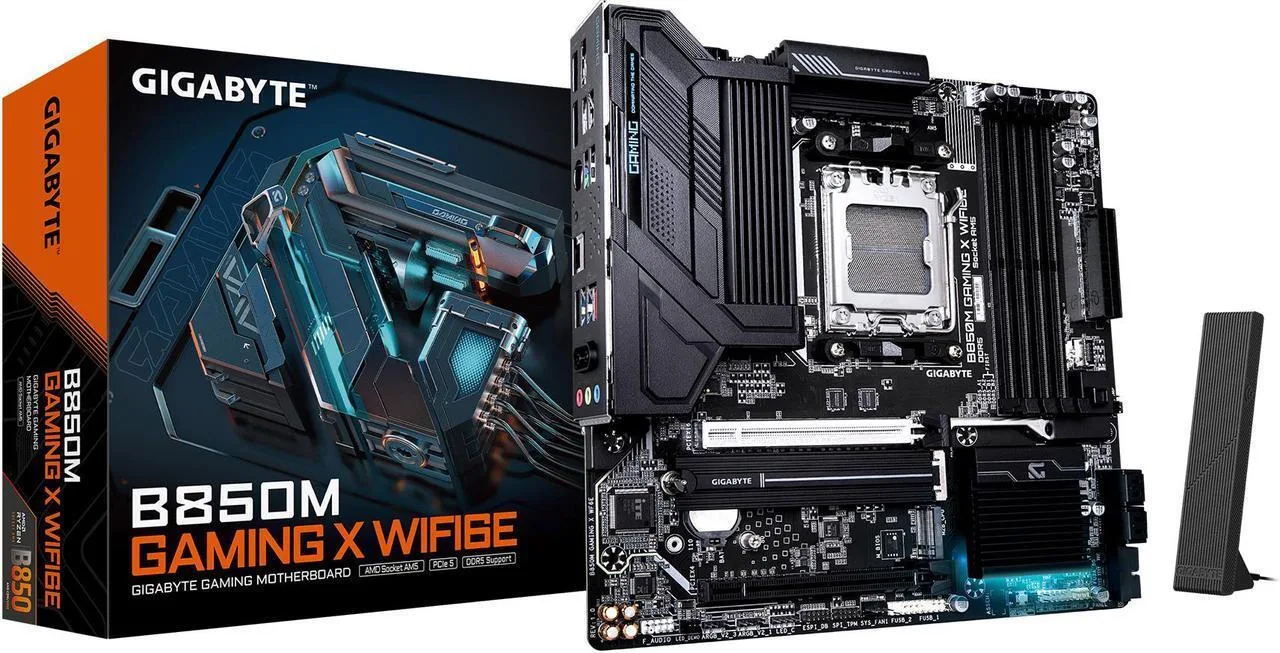 Gigabyte B850M GAMING X WIFI6E Motherboard Micro ATX με AMD AM5 Socket - Image 1