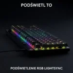 Logitech Pro X TKL Rapid Gaming Πληκτρολόγιο Tenkeyless με Magnetic διακόπτες και RGB φωτισμό (Αγγλικό US)