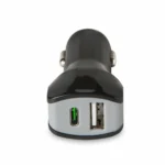 Celly Φορτιστής Αυτοκινήτου 17W 3.4A με Θύρες: 1xUSB 1xType-C μαζί με Καλώδιο Type-C Μαύρος CCTYPECUSBBK