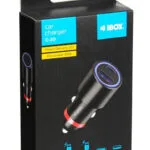 iBox Φορτιστής Αυτοκινήτου 48W 5A με Θύρες: 2xUSB Μαύρος ICC20