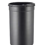 Wesco Κάδος Απορριμμάτων Πλαστικός Μαύρος 112764