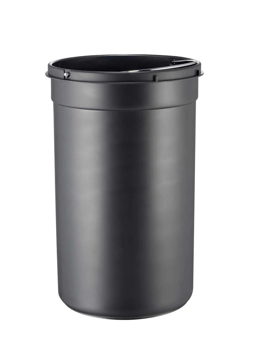 20250113135504_wesco_kados_aporrimmaton_plastikos_112764 Wesco Κάδος Απορριμμάτων Πλαστικός Μαύρος 112764 - Image 1