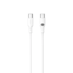 Havit USB 2.0 Cable USB-C male - USB-C 60W Λευκό 1m