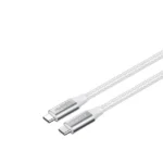 Havit Braided USB 2.0 Cable USB-C male - USB-C 60W Λευκό 1m CB6290