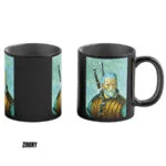 Thermoactive Mug Good Loot Game Art Chronicles Witcher Wiedmin Geralt & Vincent Van Gogh