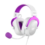 Havit H2002D Over Ear Gaming Headset με σύνδεση 3.5mm Μωβ