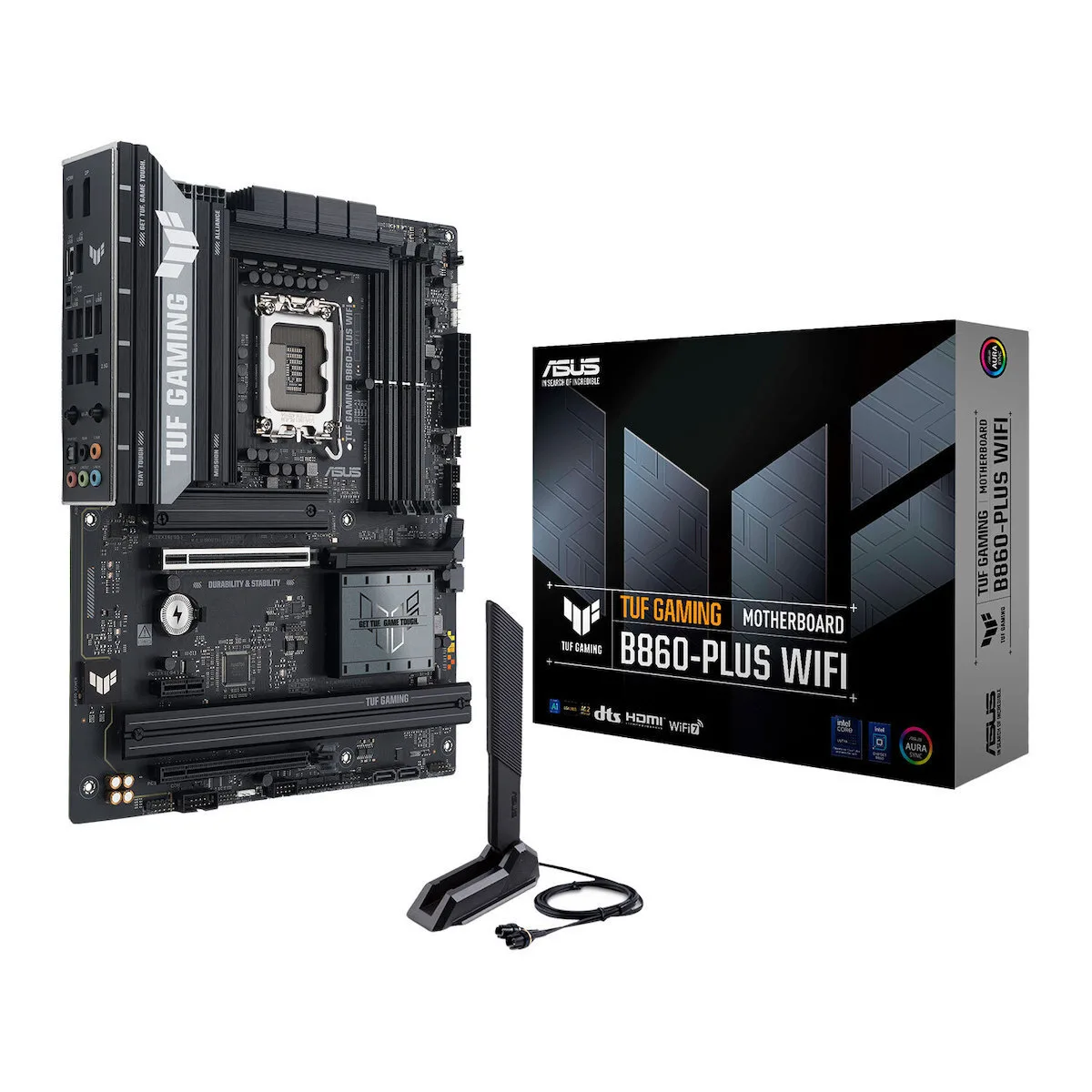 Asus TUF Gaming B860-Plus WIFI Motherboard ATX με Intel 1851 Socket 90MB1JL0-M0EAY0 - Image 1