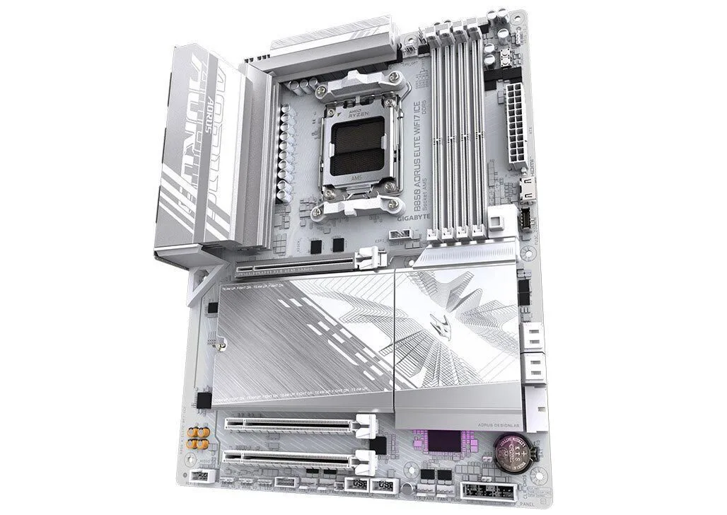 Gigabyte B850 AORUS ELITE WIFI7 ICE Motherboard ATX με AMD AM5 Socket - Image 1
