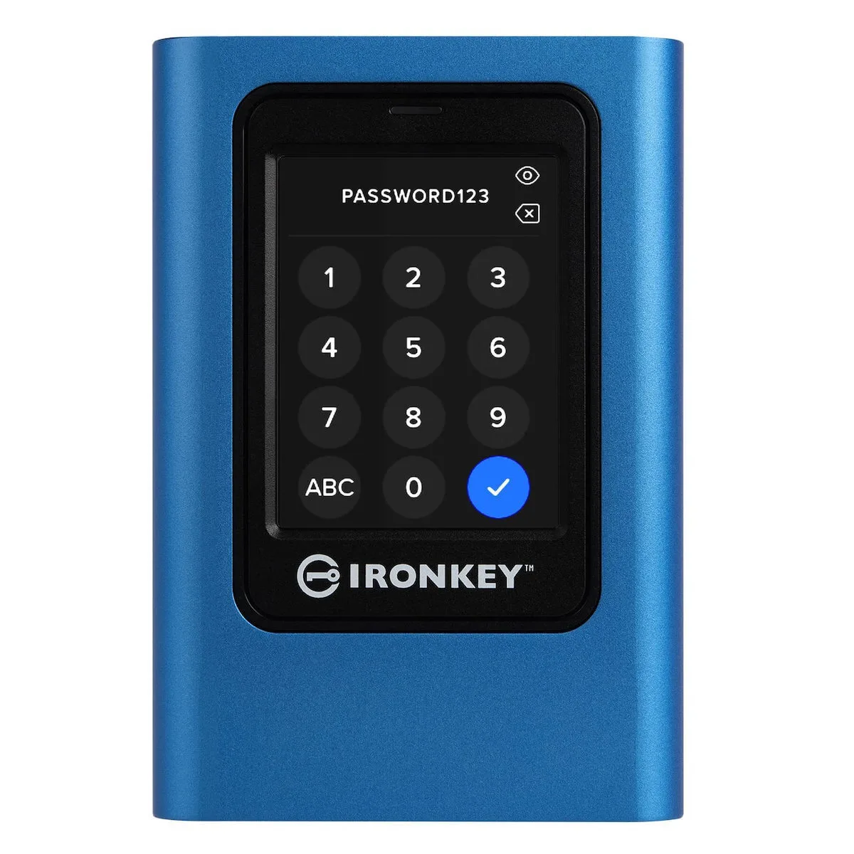 20250115114659_kingston_ironkey_vault_privacy_usb_3_2_exoterikos_ssd_960gb_2_5_mple Kingston IronKey Vault Privacy USB 3.2 Εξωτερικός SSD 960GB 2.5" Μπλε - Image 1