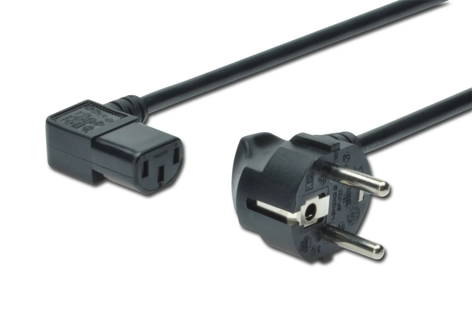 Digitus Schuko - IEC C13 Cable 1.8m Μαύρο AK-440102-018-S - Image 1
