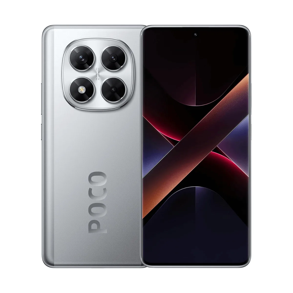 20250116101010_xiaomi_poco_x7_5g_dual_sim_12gb_512gb_asimi Xiaomi Poco X7 5G Dual SIM (12/512GB) Ασημί - Image 1