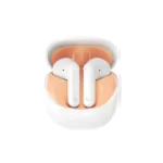Havit TW931 Earbud Bluetooth Handsfree Ακουστικά με Θήκη Φόρτισης Άσπρο Πορτοκαλί