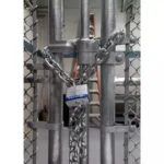 Master Lock Ατσάλινο Λουκέτο Πέταλο με Κλειδί Ασημί 5EURD