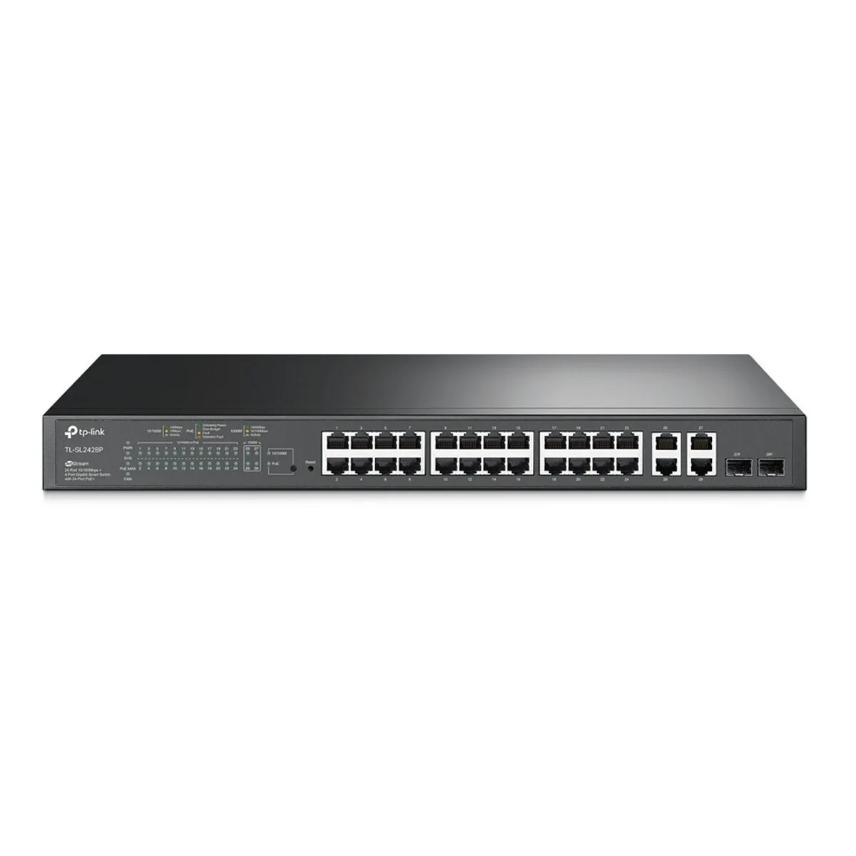20250117123900_tp_link_tl_sl2428p_v6_unmanaged_l2_switch_me_24_thyres_ethernet TP-LINK TL-SL2428P v6 Unmanaged L2 Switch με 24 Θύρες Ethernet - Image 1