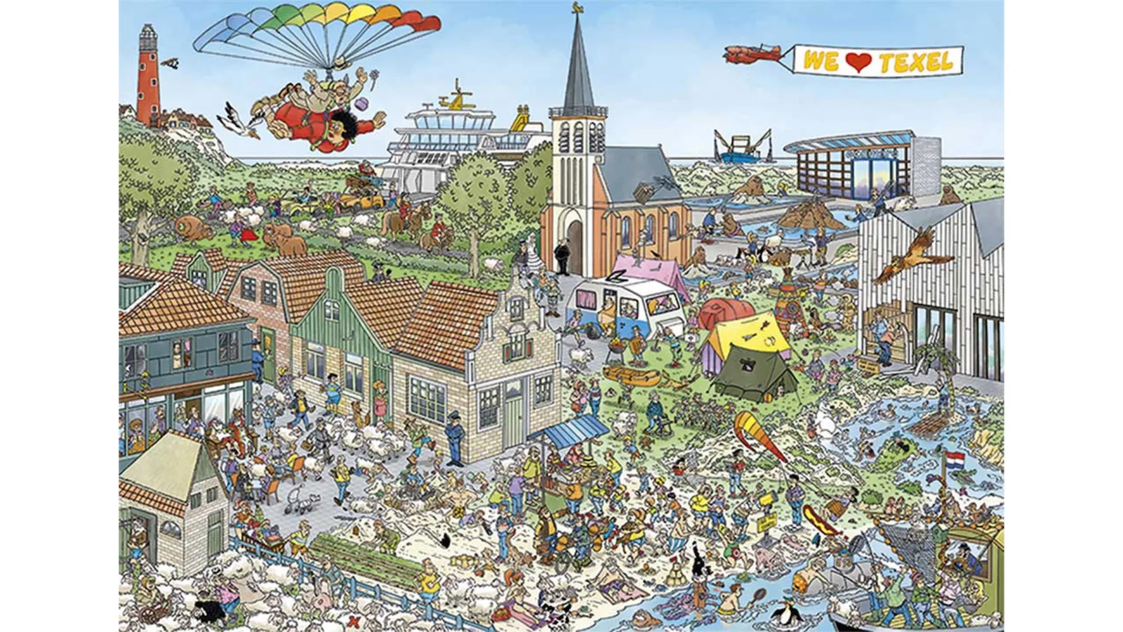 20250117130957_18804d65 Jan Van Haasteren – Island Retreat Puzzle 2D 1000pcs JUM0036 - Image 1