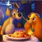 Lady And The Tramp Puzzle 2D 1000pcs 12000003