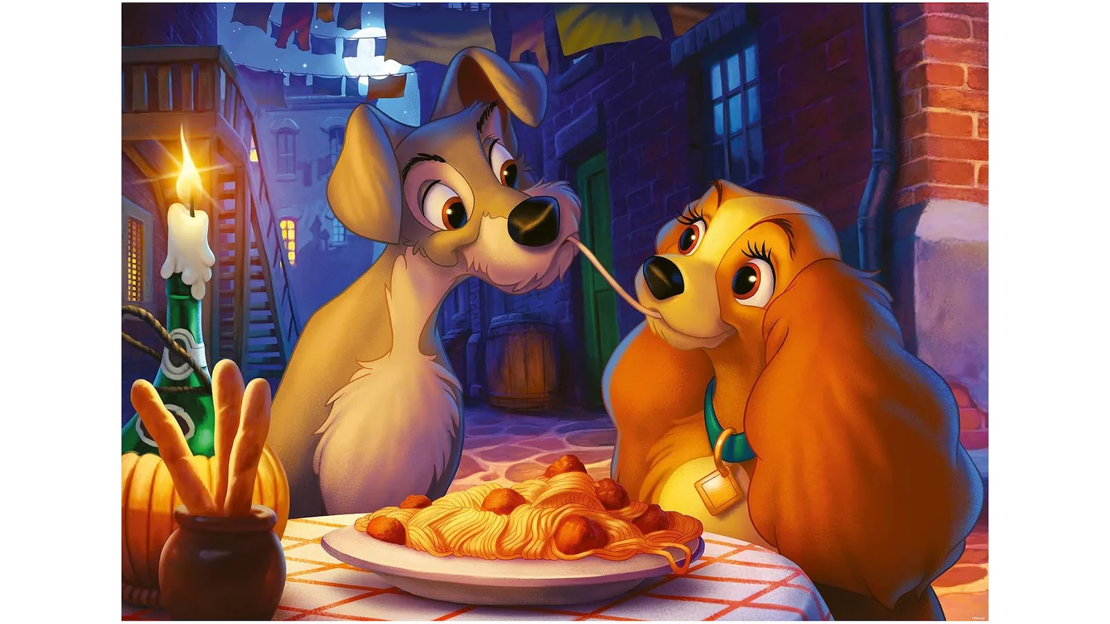 20250117150510_003c01e4 Lady And The Tramp Puzzle 2D 1000pcs 12000003 - Image 1