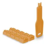 Port Locks Lindy Rj45 Orange 10 Pcs + 1 Key