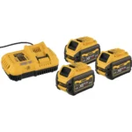 Dewalt Σετ 3 Μπαταριών Εργαλείου Λιθίου 18V Χωρητικότητας 9Ah με Φορτιστή DCB118X3