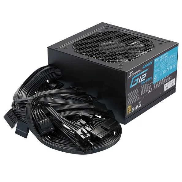 Seasonic G12 GC 750W Μαύρο Τροφοδοτικό Υπολογιστή Full Wired 80 Plus Gold - Image 1