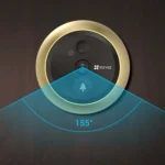 Ezviz Cs-dp2c Κουδούνι Πόρτας Wi-Fi 318500200 Χρυσό