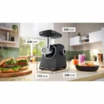 Bosch MFWS430B Μηχανή Άλεσης Κιμά 1900W Μαύρη