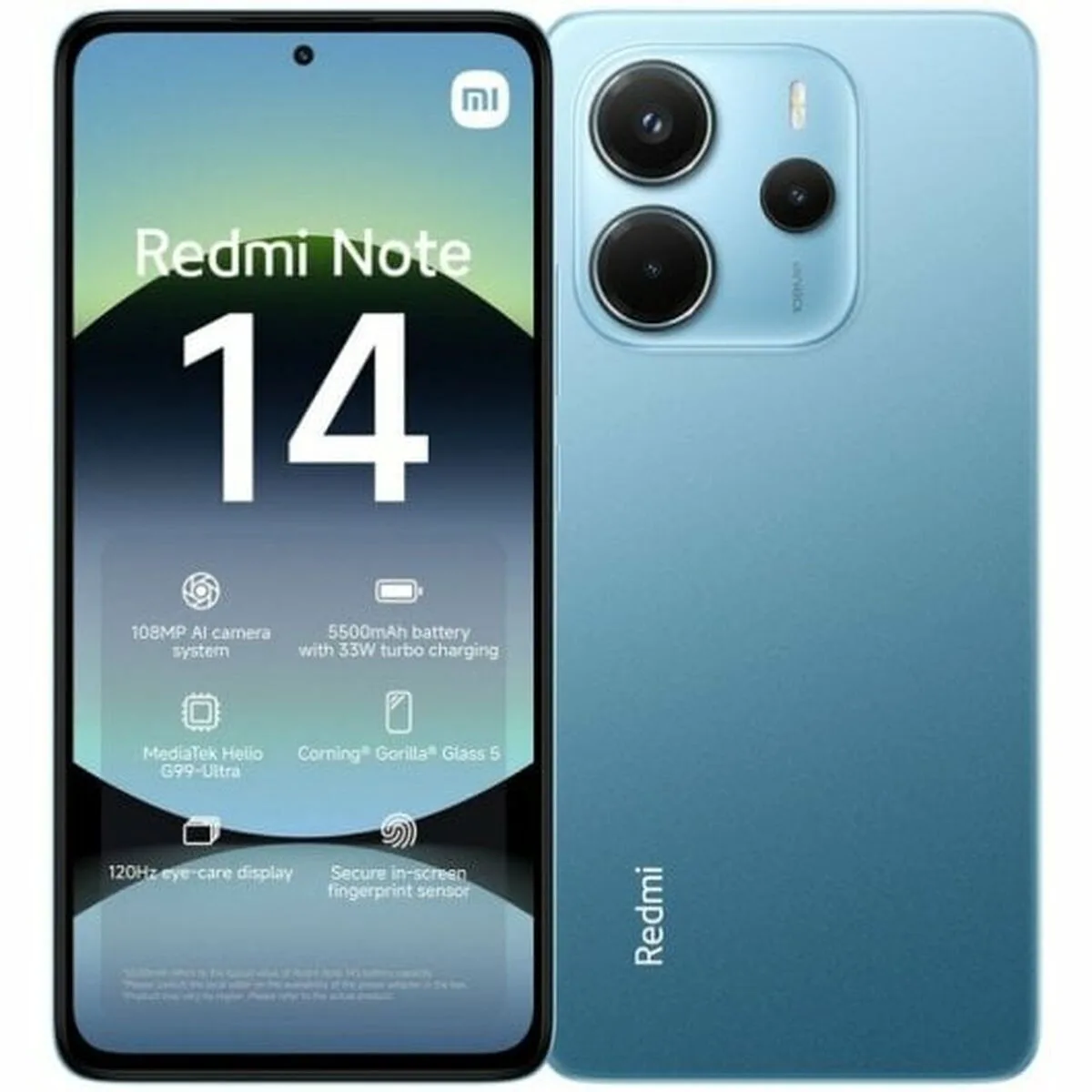 Xiaomi Redmi Note 14 4G Dual SIM (8/256GB) Ocean Blue - Image 1