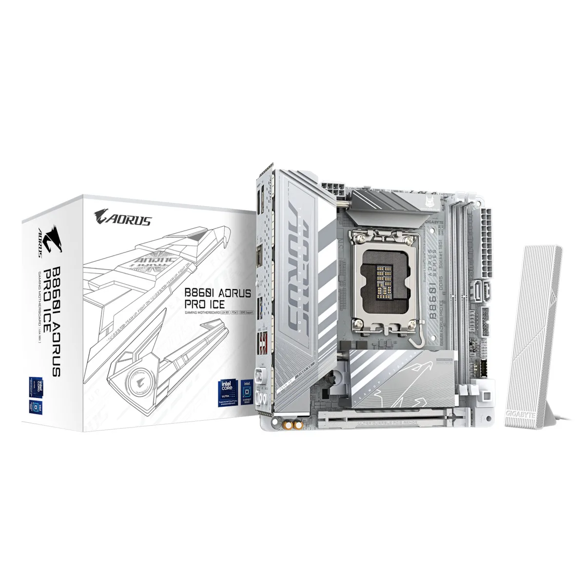 Gigabyte B860I Aorus Pro ICE Wi-Fi Motherboard Mini ITX με Intel 1851 Socket - Image 1