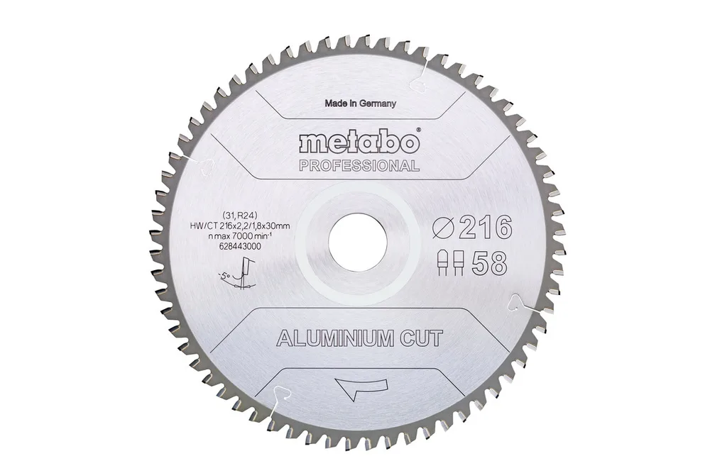 20250122115809_metabo_diskos_kopis_alouminiou_216mm_628443000 Metabo Δίσκος Κοπής Αλουμινίου με 58 Δόντια 216mm 628443000 - Image 1
