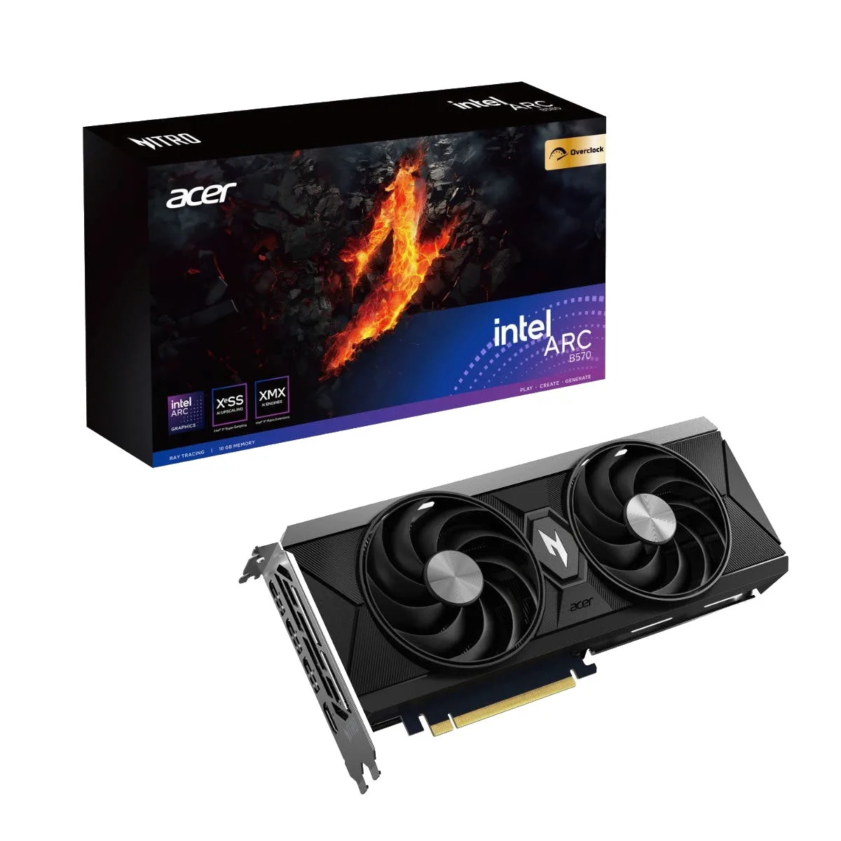 20250122124428_acer_arc_b570_10gb_gddr6_nitro_oc_karta_grafikon_dp_z4cww_p01 Acer ARC B570 10GB GDDR6 Nitro OC Κάρτα Γραφικών DP.Z4CWW.P01 - Image 1