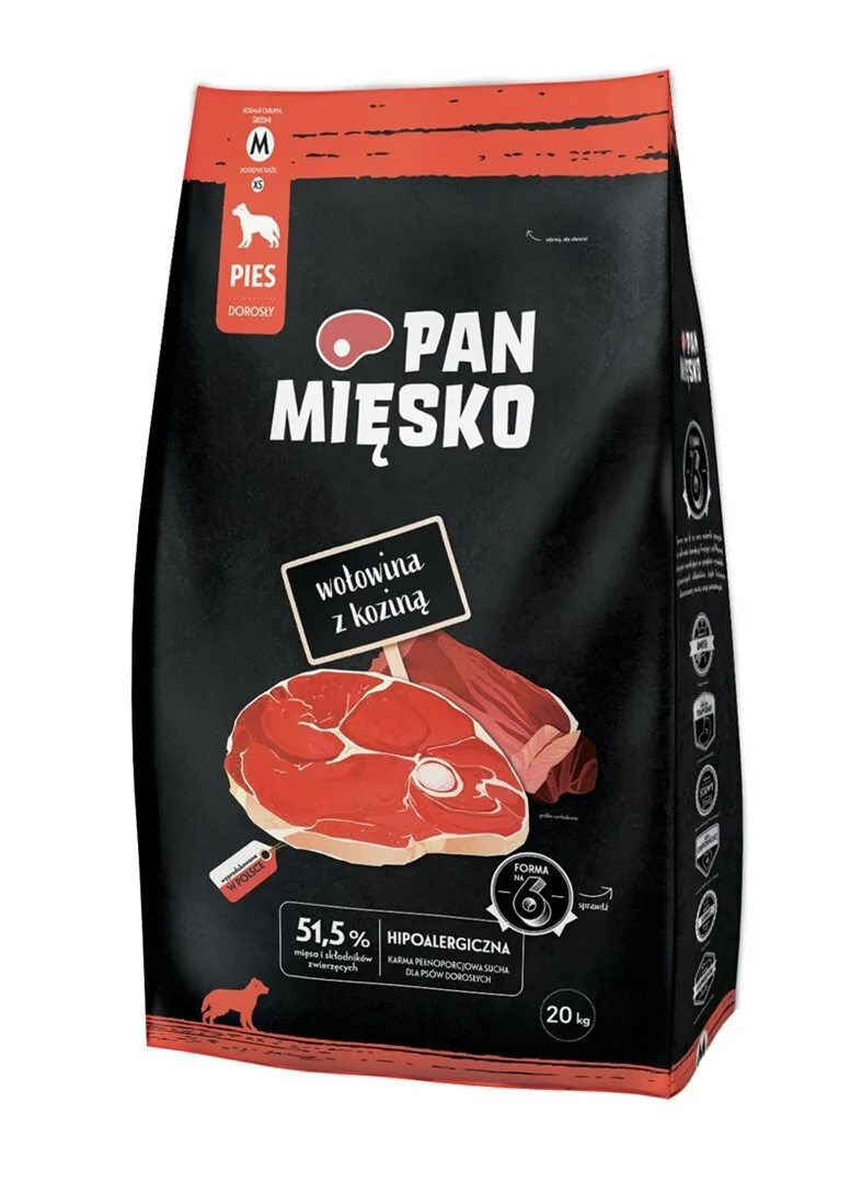 20250123103824_c8f603d7 Pan Miesko 20kg Ξηρά Τροφή Σκύλων χωρίς Γλουτένη με Μοσχάρι - Image 1