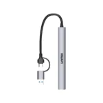 Unitek USB 2.0 Hub 7 Θυρών με σύνδεση USB-A / USB-C Γκρι (H1209AGY01)