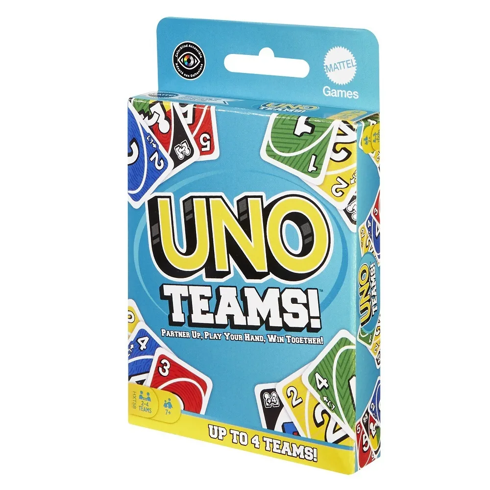 Επιτραπέζιο Παιχνίδι Uno Teams για 2-4 Παίκτες 7+ Ετών HXT58 Mattel - Image 1