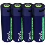 Trust Επαναφορτιζόμενες Μπαταρίες AA Li-ion 1700mAh 1.5V 4τμχ