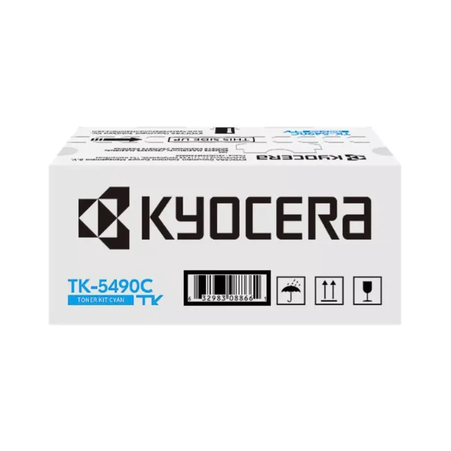 Kyocera TK-5490C Γνήσιο Toner Laser Εκτυπωτή Κυανό 2400 Σελίδων 1T0C22CNL1 - Image 1