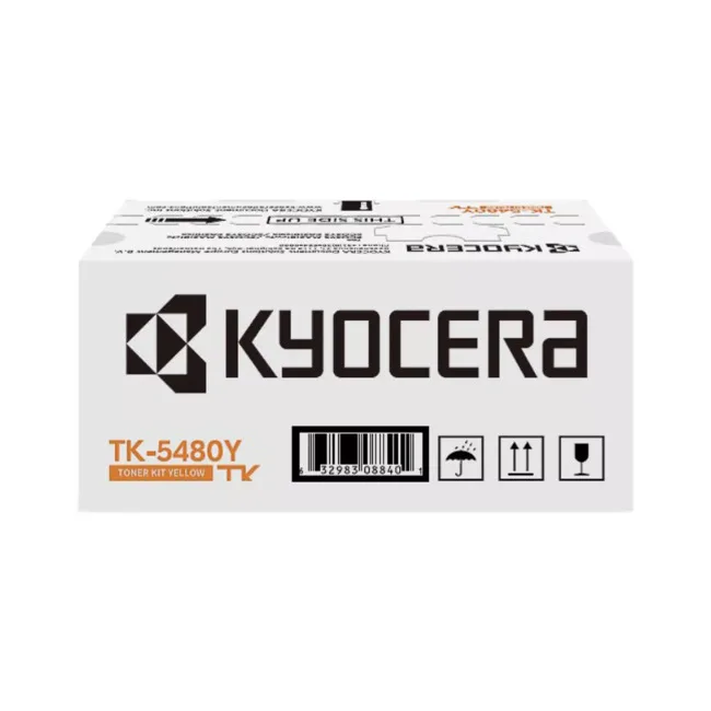 Kyocera TK-5480Y Γνήσιο Toner Laser Εκτυπωτή Κίτρινο 1250 Σελίδων 1T0C22ANL0 - Image 1
