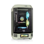 Thermaltake The Tower 250 Gaming Mini Tower Κουτί Υπολογιστή με Πλαϊνό Παράθυρο και RGB Φωτισμό Matcha Green