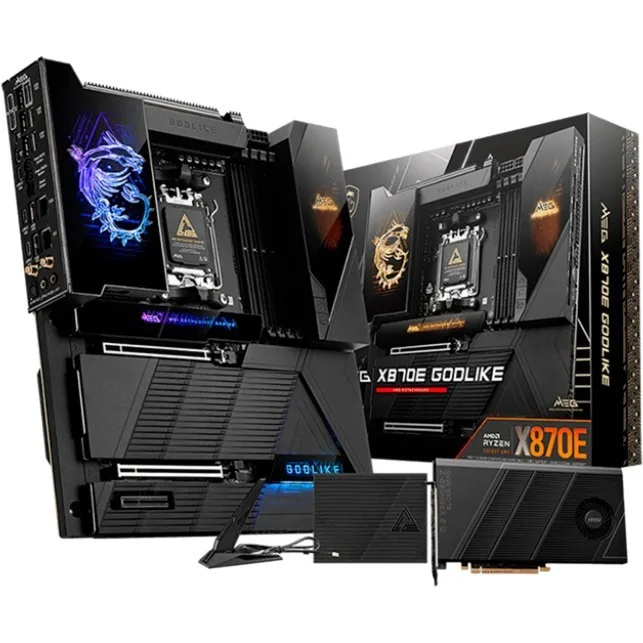 MSI MEG X870E GODLIKE Wi-Fi Motherboard Extended ATX με AMD AM5 Socket 7E48-001R - Image 1