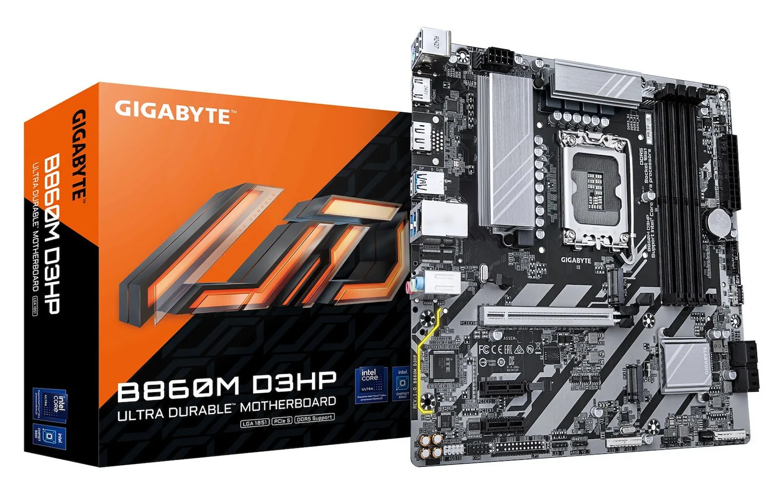 Gigabyte B860M D3HP Motherboard Micro ATX με Intel 1851 Socket - Image 1