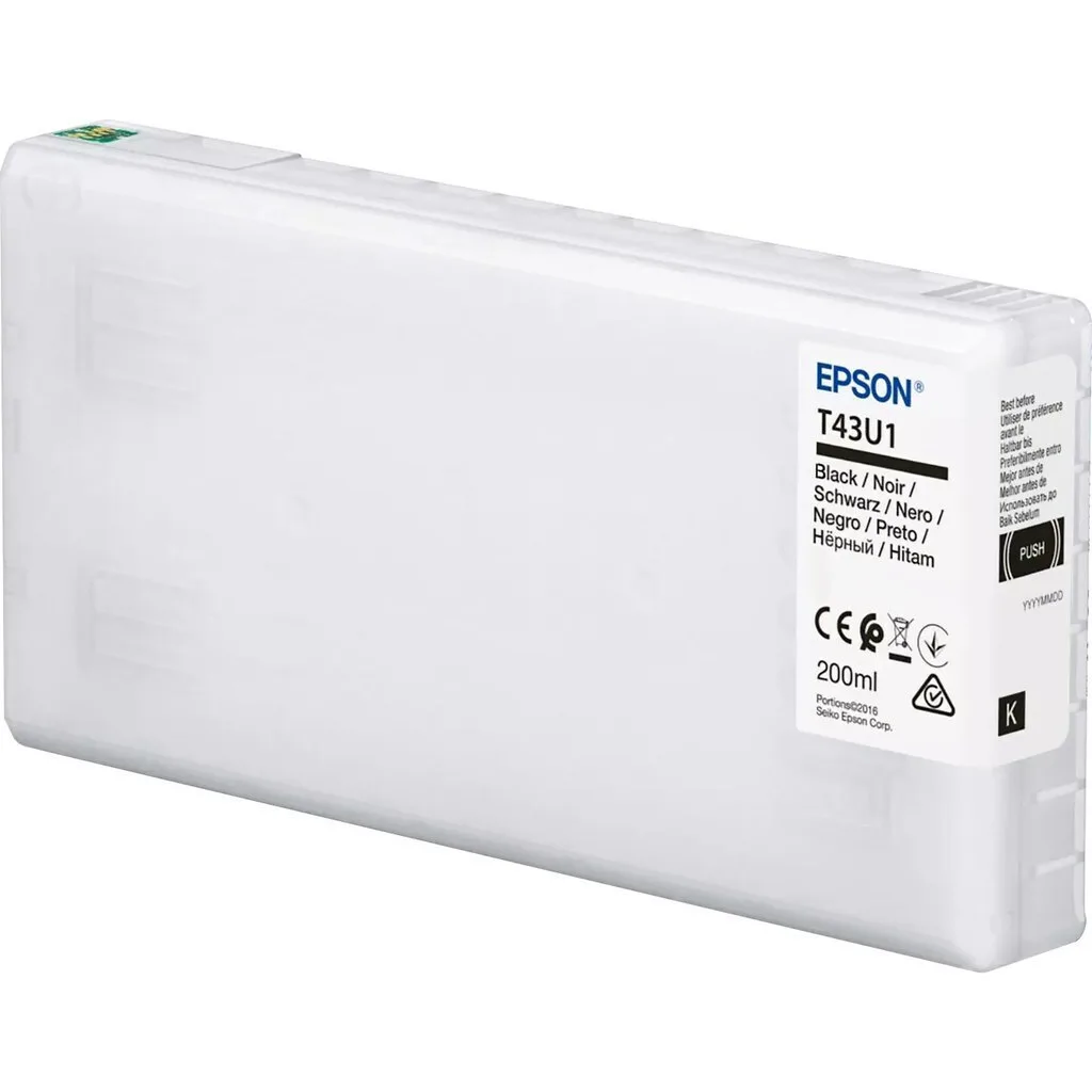 Epson T43U Γνήσιο Μελάνι Εκτυπωτή InkJet Μαύρο (C13T43U14N) - Image 1