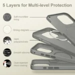 Tech-Protect Matte Back Cover Σιλικόνης 1.7mm Γκρι (iPhone 16 Pro)